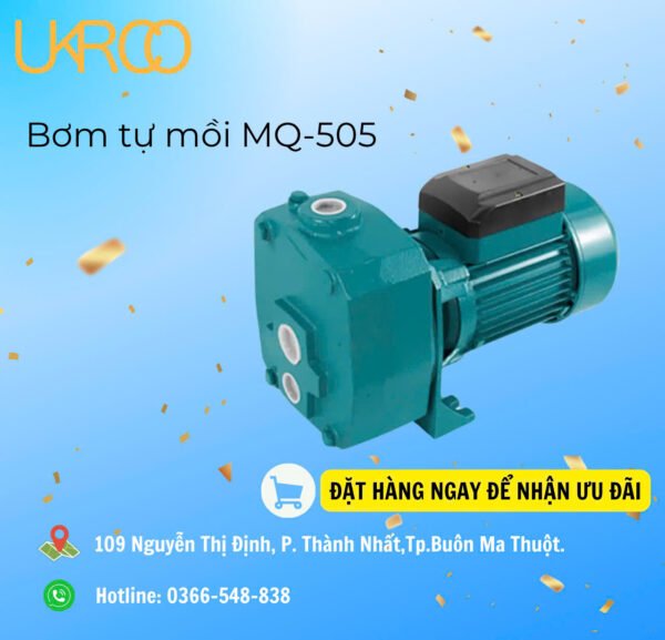 Máy bơm nước ly tâm tự mồi MQ-505